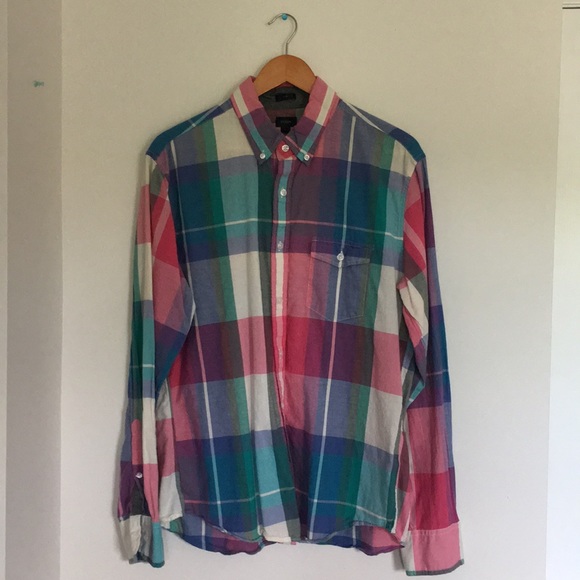 J Crew plaid button down - Picture 1 of 1